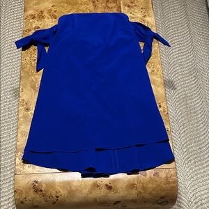 Milly off the shoulder tie sleeve dress